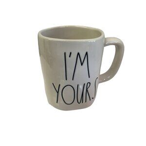 RAE Dunn Coffee Ceramic Mug Artisan I'm Yours Heart  5.25"W x 3.25"L x 4.5"H